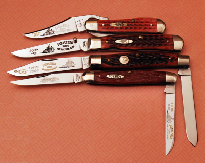 Four MKCC Red Bone Folders