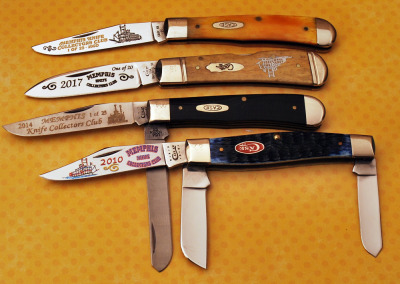 Four Case Memphis Knife Collectors Club