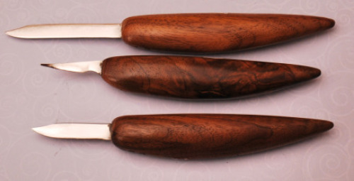 Trio of woodcarving