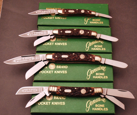 Four Bone handle Bokers