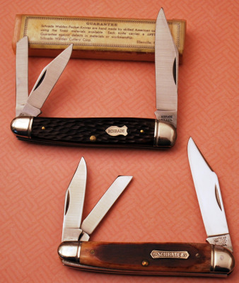 Pair of Schrade Carpenter Whittlers