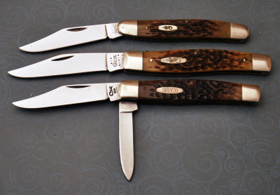 Three Case Bone Handles