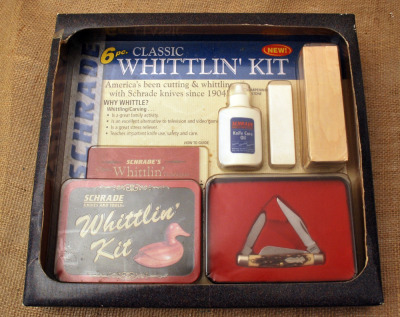 Schrade's Whittlin' Box set