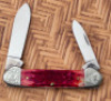 Case Red Bone Engraved Canoe - 2