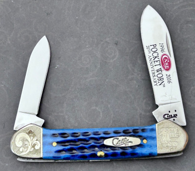 Case Blue Bone Canoe 20th pocketworn