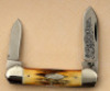 Case Blue Scroll Etch Canoe - 3