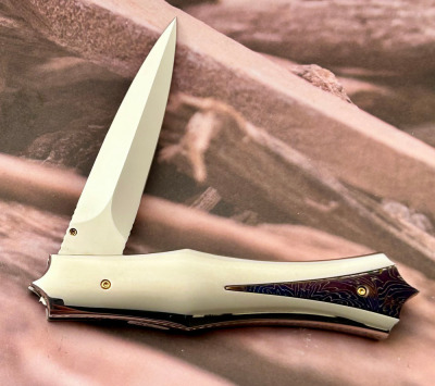 Harold Moeller Handmade Folding Dagger - 2