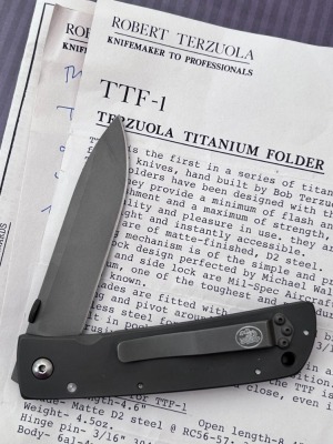 Robert Terzuola Titanium Folder - 2