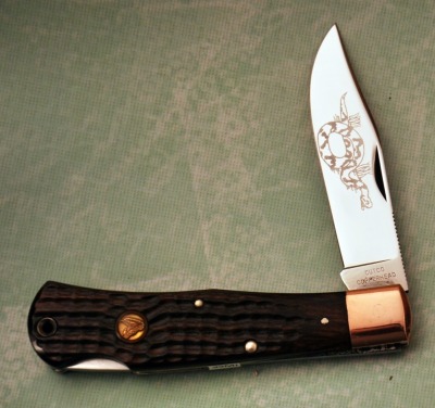 Cutco Copperhead Bullet Style Lockback Trapper