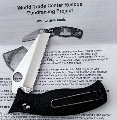 Spyderco World Trade Center Knife - 2