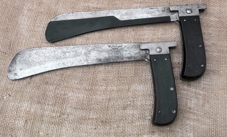 Case and Cattaraugus WWII Folding Machetes