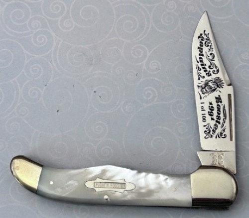 Fight'n Rooster Pearl Folding Hunter