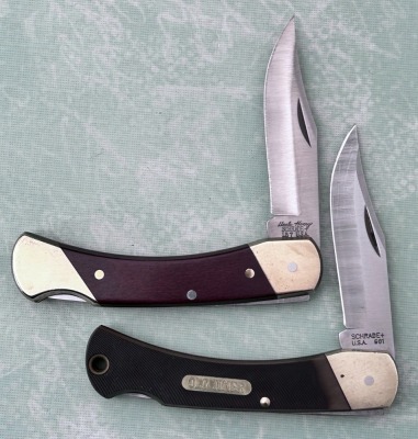 Pair of Schrade Lockbacks