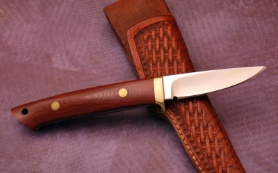 WJ McDonald Handmade Drop Point Hunter - 2