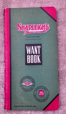 Shapleigh's Want Book