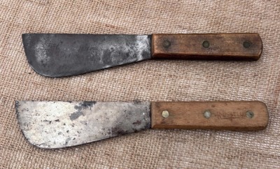 Two Russell Cotton Sampler Fixed Blades