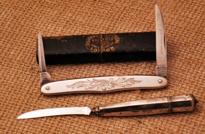 Joseph Mappin & Brothers Half Whittler and a Twist out Metal knife