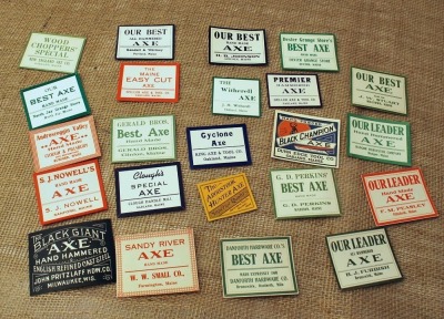 23 Axe Box Labels