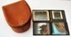 4 Lantern Slides in leather box - 2