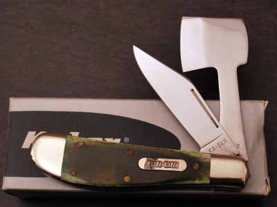 Ka-Bar Green Bone Axe Knife