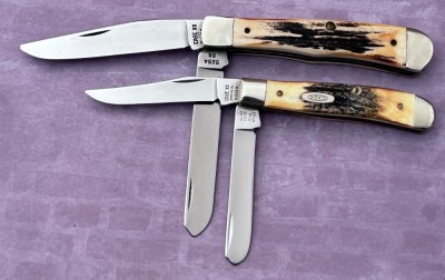 Pair of Case Stag Trappers 54 & 07