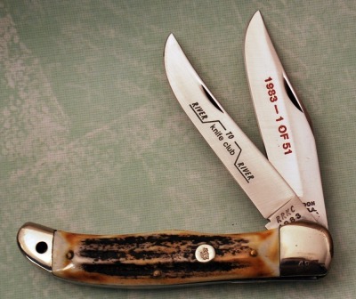 Colonel Coon Stag Folding Hunter