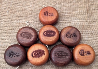 Eight Wood Case Yoyos