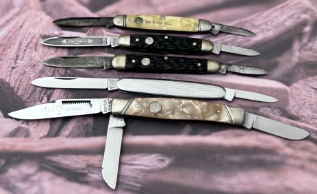 Five Boker Knives