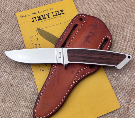 Jimmy Lile Interframe Fixed Blade with brochure