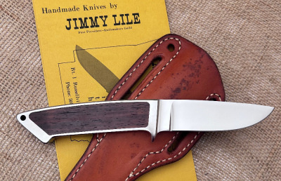 Jimmy Lile Interframe Fixed Blade with brochure - 2