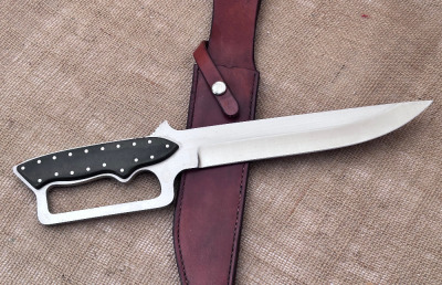 Jim Turecek Handmade Integral D-Guard Bowie - 2