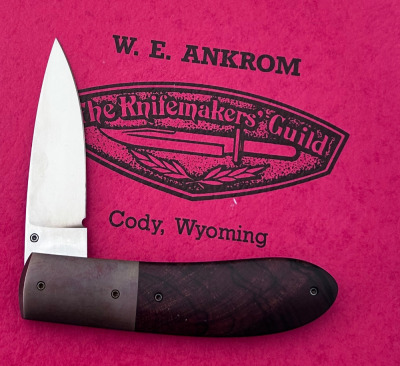 Bill Ankrom, Cody WY Locking Liner ironwood folder - 2