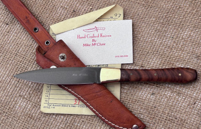 Mike McClure handmade Boot Knife