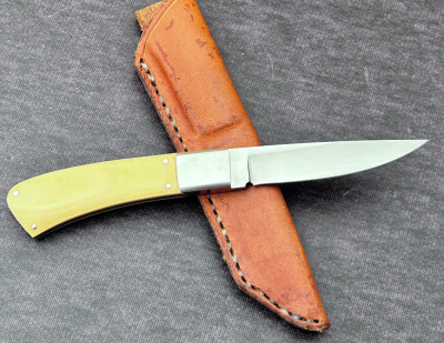 Michael Gregory Micarta handled hunter - 2