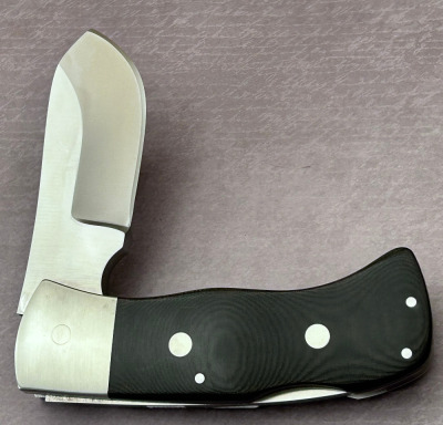 Jim Turecek Large Handmade Micarta Lockback - 2