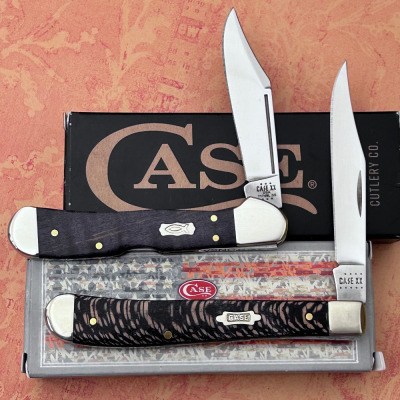 Case Mini Copperlock and a Slimline Trapper