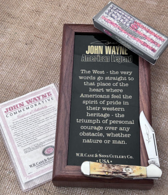 John Wayne Commemorative Case Stag Copperlock