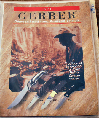 Binder Full of Gerber Catalogs - 58