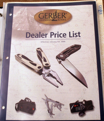 Binder Full of Gerber Catalogs - 61