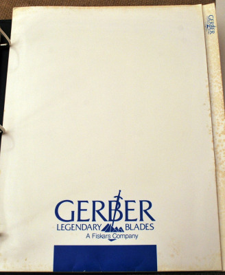 Binder Full of Gerber Catalogs - 65