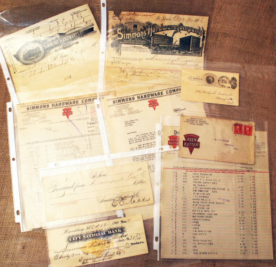 10 Pieces of Antique Simmons/Keen Kutter Ephemera