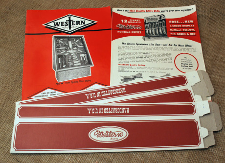 Western Catalog, Flyer and Two Boxes