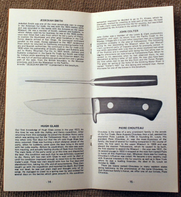 Walter Kneubuhler Knives Catalog - 2