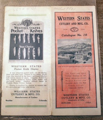 Rare 20 Pieces of Western Cutlery vintage paper and catalogs - 4