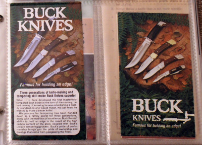 A Binder Full Of Buck Catalogs - 35