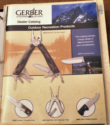 Binder Full of Gerber Catalogs - 40