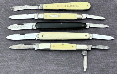 Three Vintage German Knives and Two Sheffield - 2