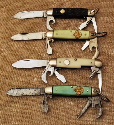 Four Scout Utility Pattern knives - 2