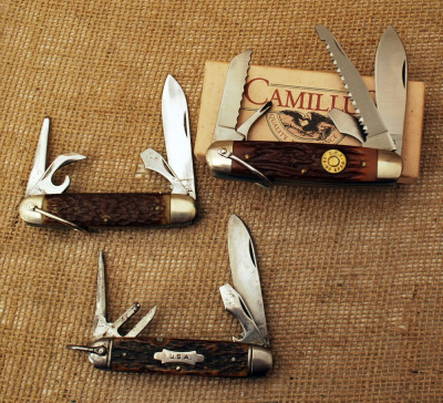 Two Camillus and a Kutmaster/Utica Scout Utility patterns - 2