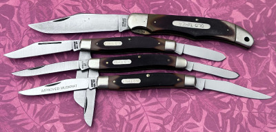 Four Schrade USA Old Timer knives - 2